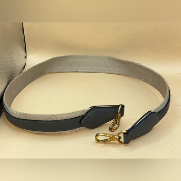Dark gray/grey mcm Milla is bag strap leather - Picture 1 of 5